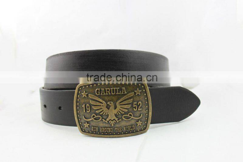 2015 New Design Western Rock N Roll Style Men's Beaded Geniune Leather Belt