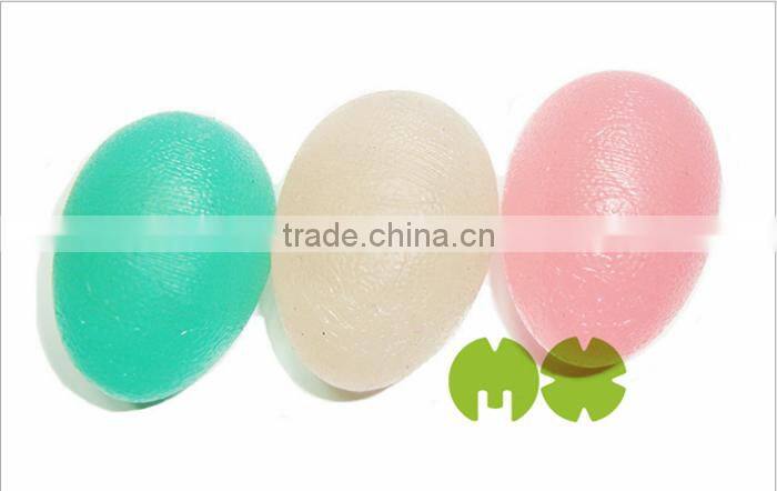 Popular High Quality Oval Shape Health Hand Silicone Gym Ball