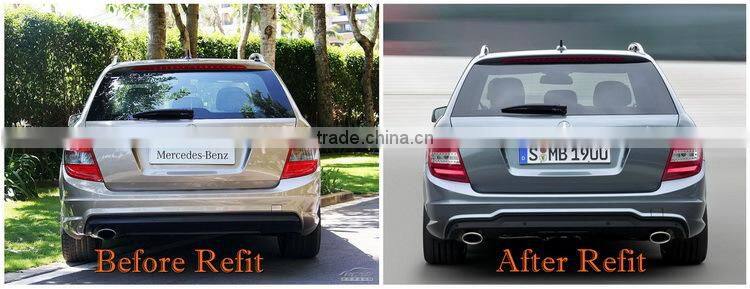 2016 elegant car exhaust tip for benz w204