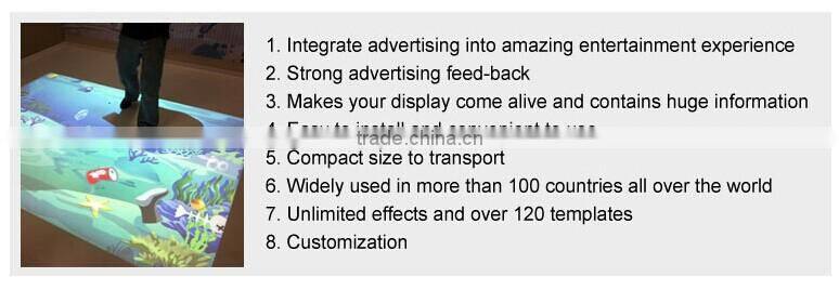 HOT SALE! Richtech unlimited interactive floor solution for events and exhibition