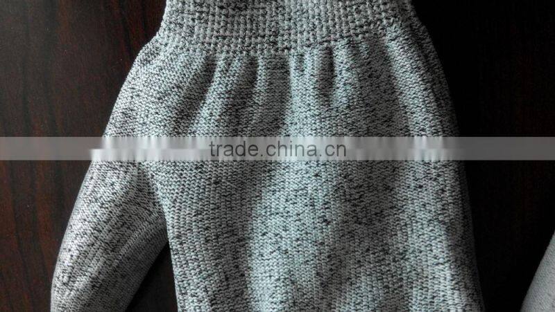 CE EN388 Cut level 5 cut resistance coated latex cut protecting working glove/cut resistant gloves