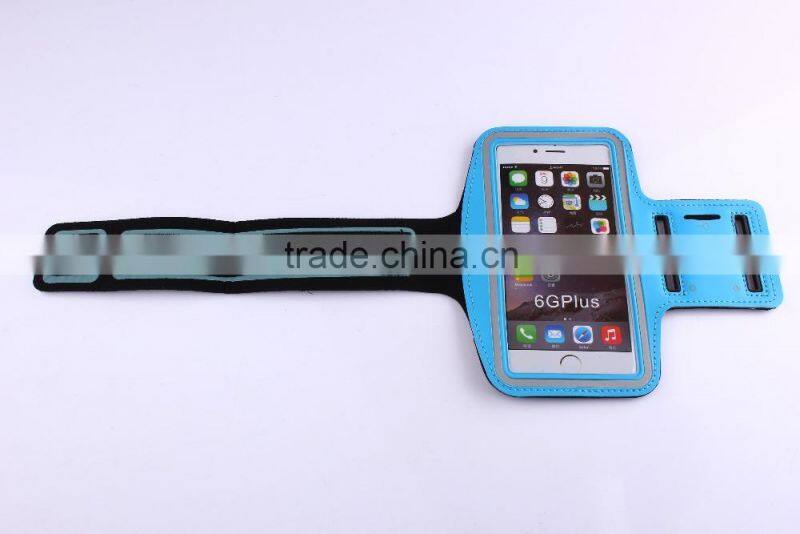 For apple iphone 6 sports armband, mobile phone Sport Armband Case with Key Holder and Headphone