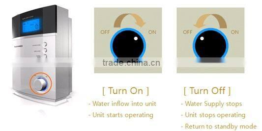 Water Ionizer with Single Filter