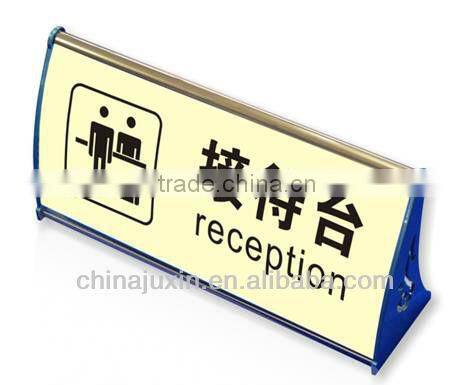 Anodized Aluminum Desk, Door and Wall Name Plate Holders