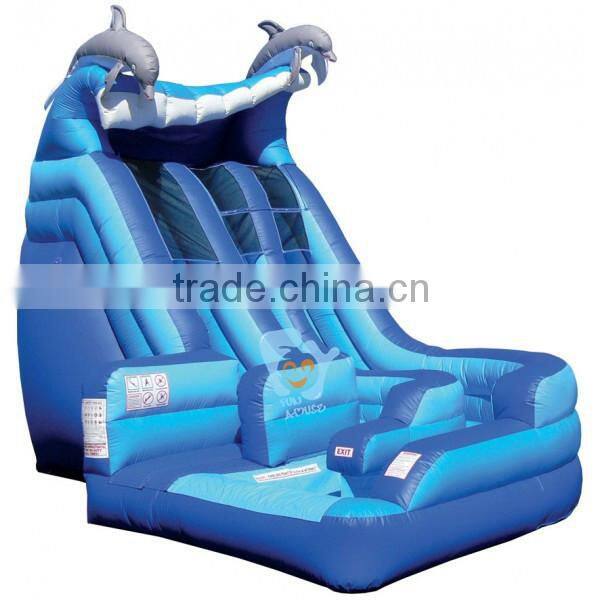 pvc tarpaulin large inflatable water pool slide for sale