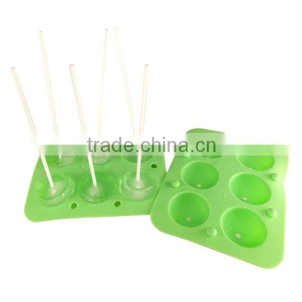New Silicone chocolate 6 Slots Mould