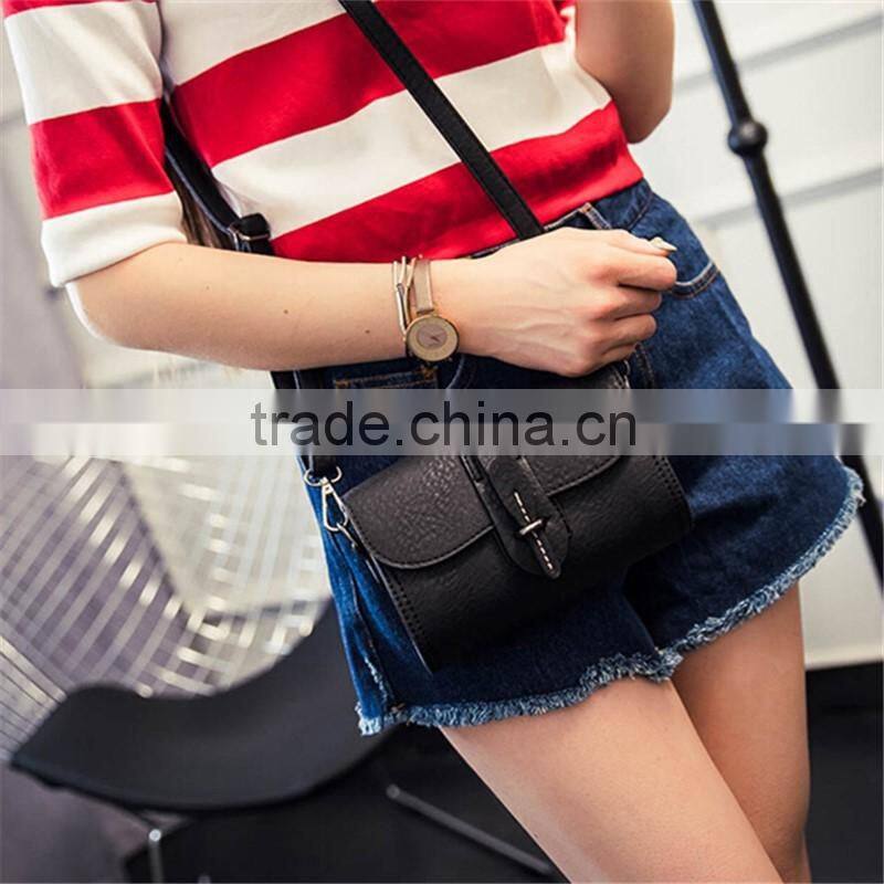 Korean fashion single shoulder pu leather crocodile lady women's shopping hand bag
