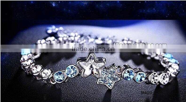 Alloy inlaid Austria diamond rhinestone bangle