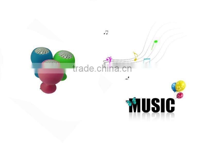 MPS-015 2014 NEW and very popular promotional bluetooth speaker with sunction cup
