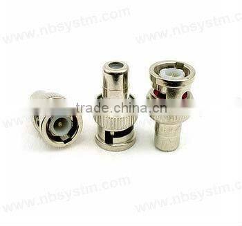 BNC plug male to RCA jack female adapter, AV to BNC camera video adapter