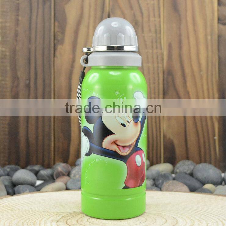 customized stainless steel water bottle, travel water bottle for students, sport water bottle 500ml