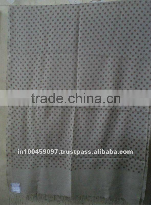 Wool printed shawls for women