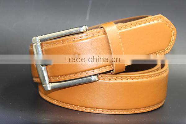 2015New Arrive Alloy Pin Buckle PU Leather Casual Mens Belt