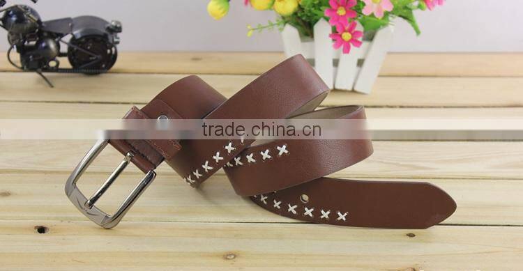 Custom genuine leather belts with your color and company logo