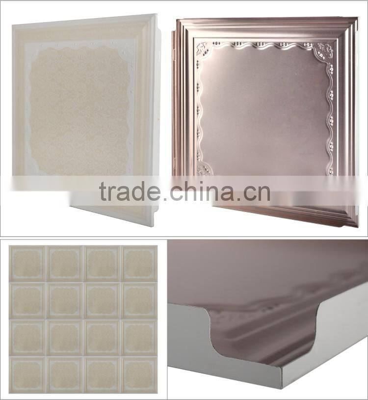 Hangzhou supplier mould-proof plain flexible ceiling tiles