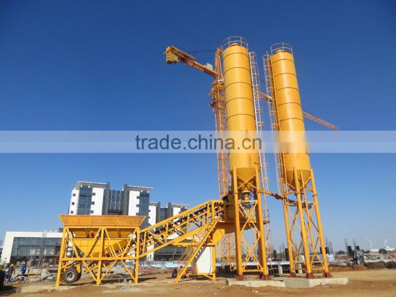 Mobile beton batching plant, YHZS35 concrete barching plant
