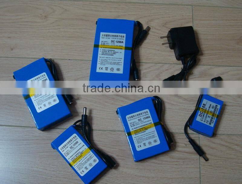 Super Polymer Rechargeable 12V 9800mAh li-ion Battery