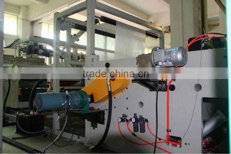 hot melt plastic extruding coating machine