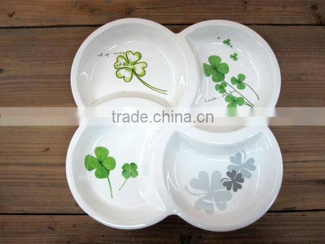 Kitchenware Type Oval Ceramic Dinner Serving Plate