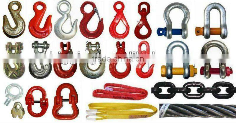 G80 European type eye self-locking hook