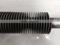 Waste heat recovery heat exchanger with carbon steel fin tube