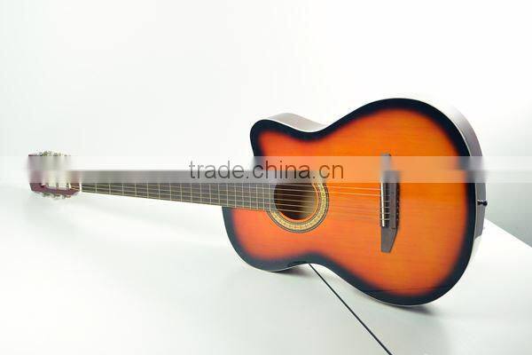 39inch vintage guitar spruce acoustic electric guitar