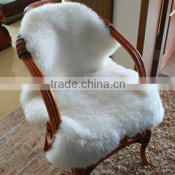 Hot Selling 100% wool sheared Plush sheep fur skin rugs Merino Fur blanket 110*65cm