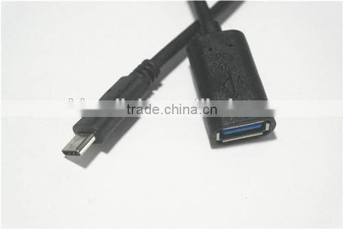 USB 3.1 Type-C Cable - C Male to A Female - 3.3 Ft - SuperSpeed+ 3A 5Gbps