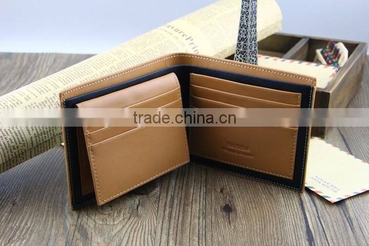 Mens PU Leather Wallet Pocket ID Credit Card Clutch Bifold Money Purse