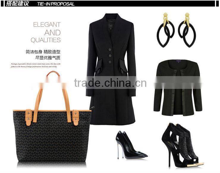 new design pu leather bags ladies casual tote handbags