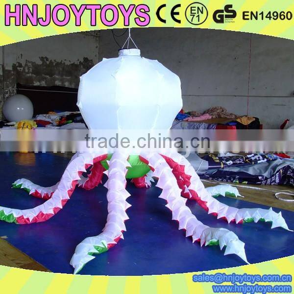 inflatable octopus led light ,holloween outdoor decorations light