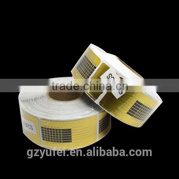 Fashion design hot selling good quality nail art form for nail beauty