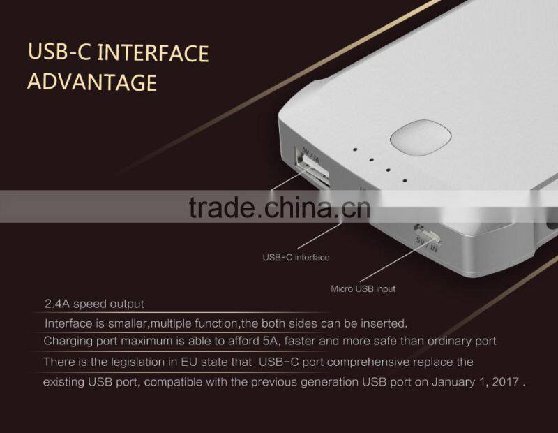 Trusda New release Type-c quick charger power bank 10000 mah