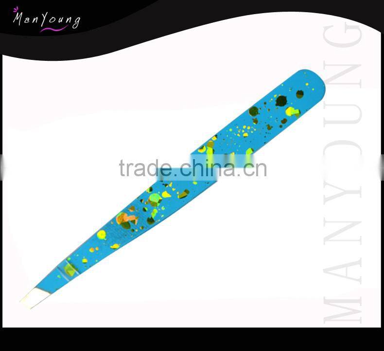 carbon steel slant tweezers