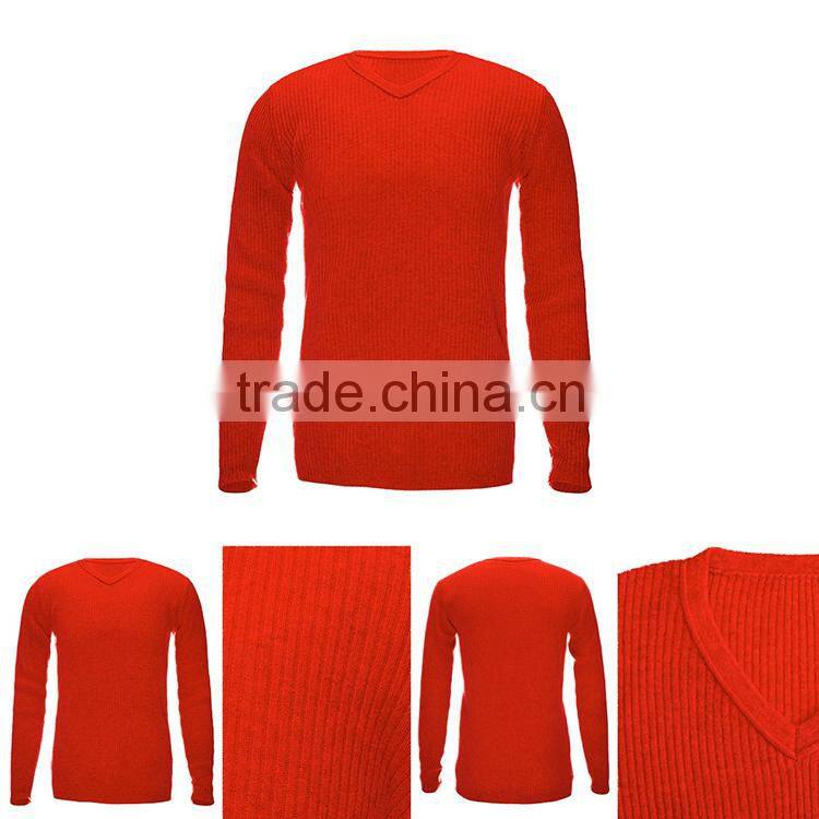 Classical Mens V-Neck Cashmere Sweater Wholesale