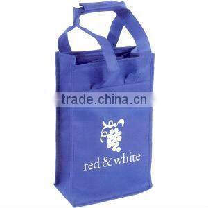 Promotional Non Woven Four Bottle Wine Bag