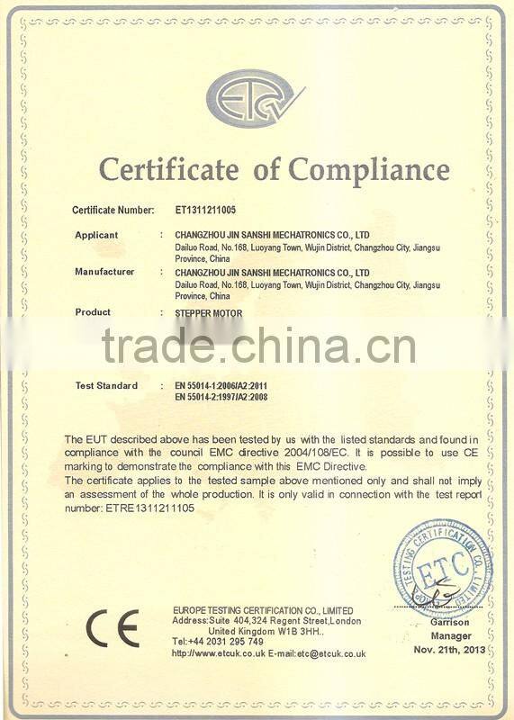 1.8 step angle liner stepper motor