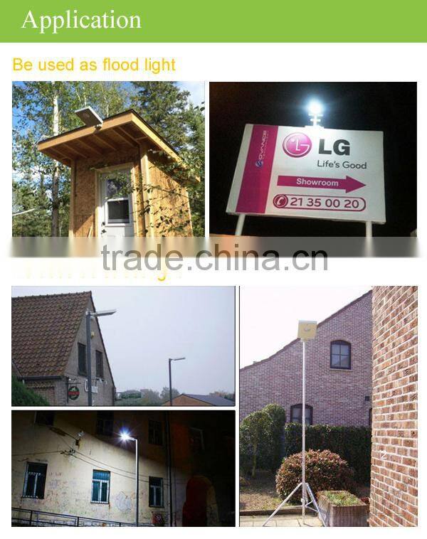 Outdoor solar led flood light flood led light 12W solar led flood light with 2700-6500K (JR-PB006)