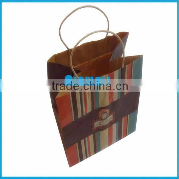 Wholesale cheap fancy paper candy/chocolate gift bag