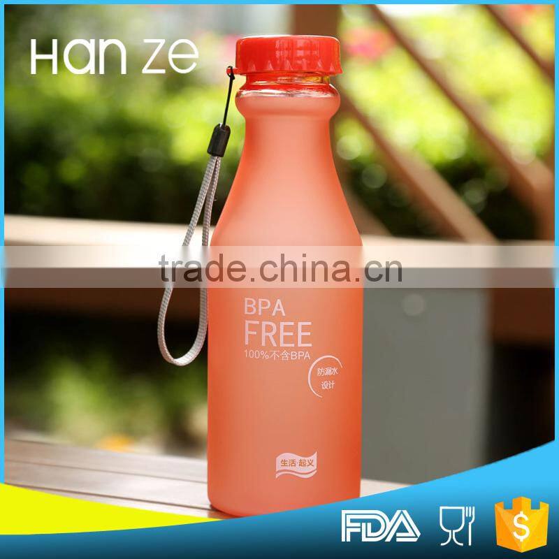 2016 hot newest portable glass bottle