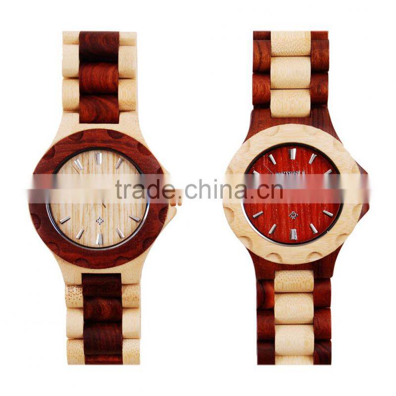 Hot Sale Top Gift Item Wood Watch with 2115 movement Luxury Wristwatch Wooden Watches for Men Gifts