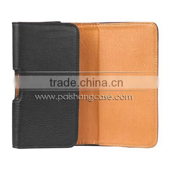 Holster belt clip grain PU leather case cover for Galaxy S2 size