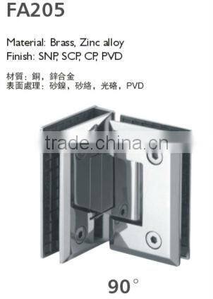 glass bathroom door hinge