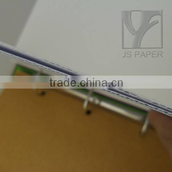 White corrugated cardboard
