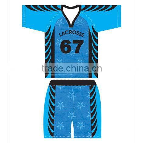 new style promotional lacrosse uniform for wholesales