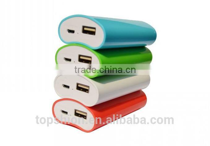 Smile Face Mobile Phone Portable Power Bank; External Backup Battery Charger Case; Power Case