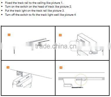 2015 New Sharp adjust LED cob Track light,30w led track light,adjustable LED Track