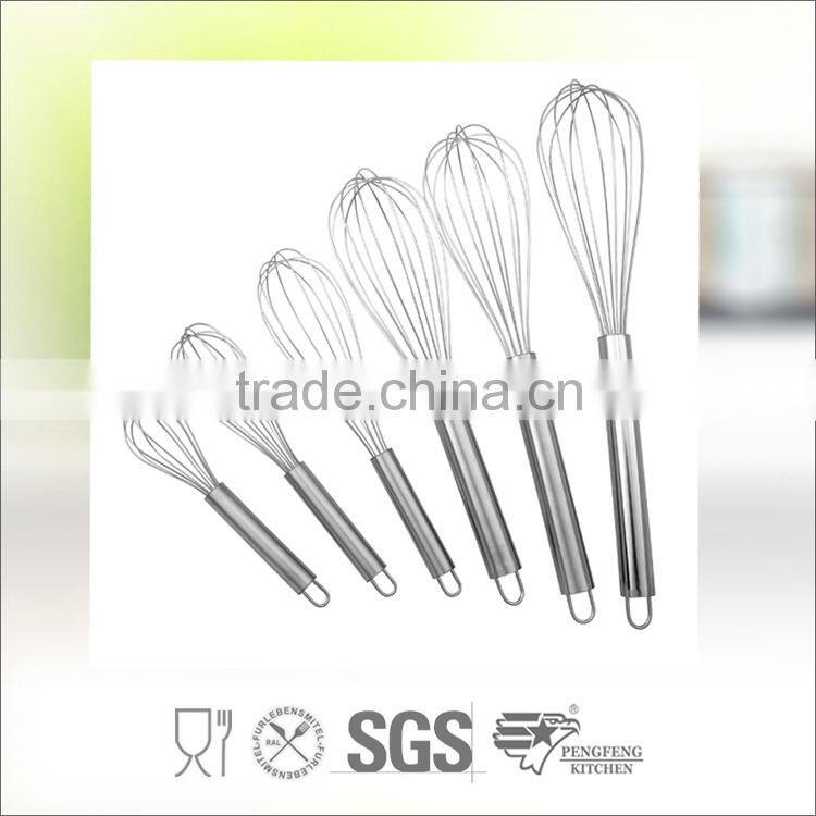 16" stainless steel egg whisk