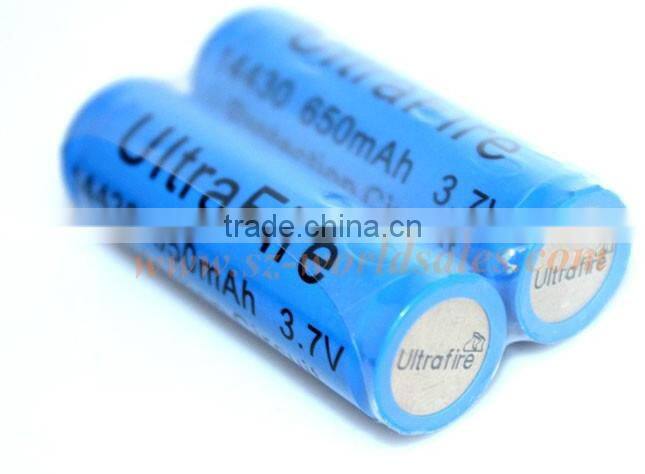 Ultrafire Protected 14430 Li-Ion Battery 3.7V 650mAH