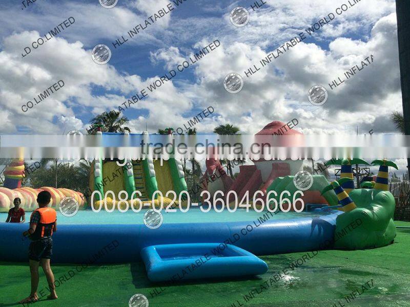 Inflatable water slide combo for kids